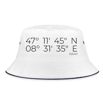 Coordinates Baar - Bucket Hat - white/navy - Front