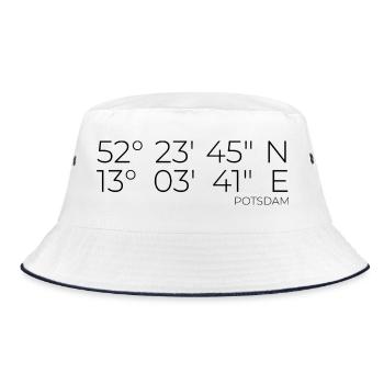 Coordinates Potsdam - Bucket Hat - white/navy - Front