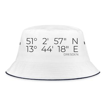 coordinates Dresden - Bucket Hat - white/navy - Front