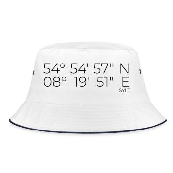 coordinates Sylt - Bucket Hat - white/navy - Front