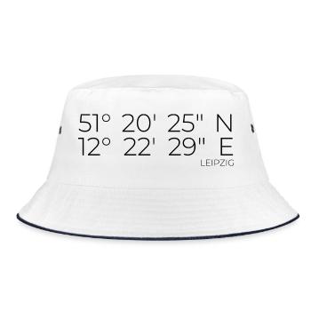 Coordinates Leipzig - Bucket Hat - white/navy - Front