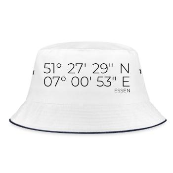 Coordinates Essen - Bucket Hat - white/navy - Front