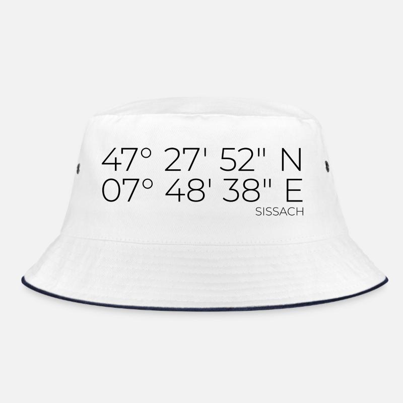 Coordinates Sissach, Switzerland Bucket Hat