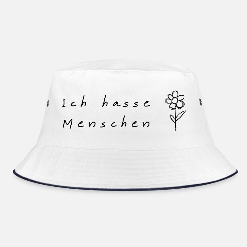 Ich hasse Menschen Bucket Hat