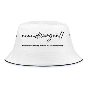 Ne fonctionne pas. Neurodivergent. - Bob - blanc/marine - Devant