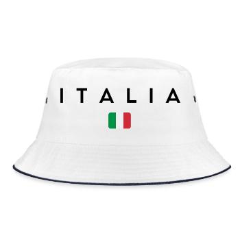 Fierté italienne, design minimaliste et élégant - Bob - blanc/marine - Devant