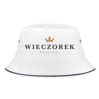 Logo original de la famille Wieczorek - Bob - blanc/marine - Devant