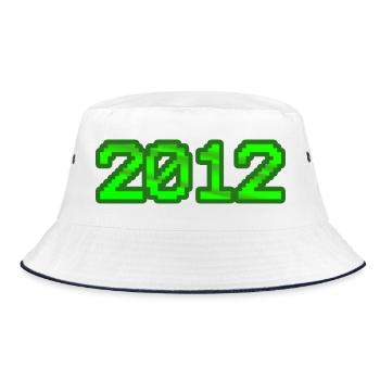 2012 2012 - Bucket Hat - white/navy - Front