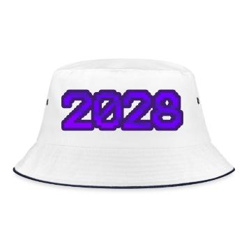 Ordinateur 2028 - Bob - blanc/marine - Devant