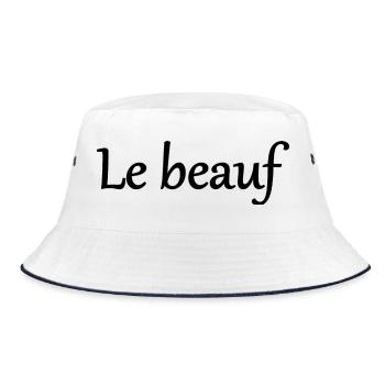 T-shirt humor brother-in-law gift idea - Bucket Hat - white/navy - Front