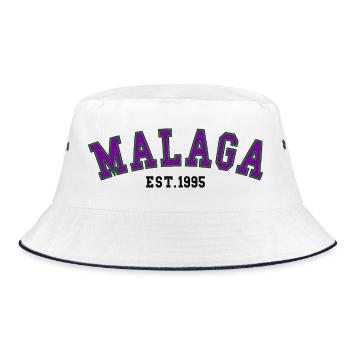 Malaga Est. 1995 - Bob - blanc/marine - Devant