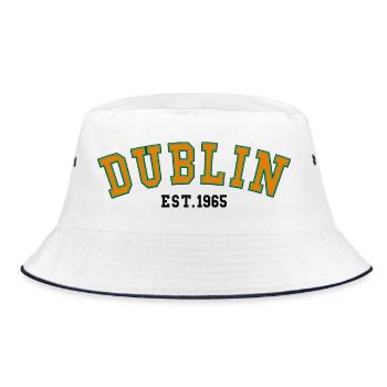 Dublin Est. 1965 - Bucket Hat - white/navy - Front