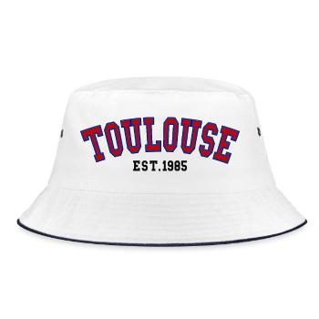 Toulouse Est. 1985 - Bob - blanc/marine - Devant