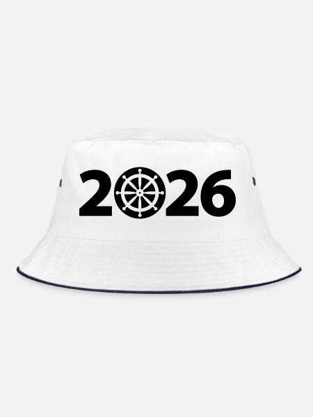 Marin 2026, Nautisme 2026, Capitaine 2026 - Bob - blanc/marine - Devant