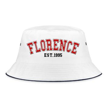 Florence Est. 1995 - Bucket Hat - white/navy - Front