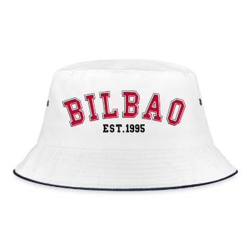 Bilbao Est. 1995 - Bob - blanc/marine - Devant