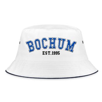 Bochum Est. 1995 - Bucket Hat - Weiß/Navy - Vorne