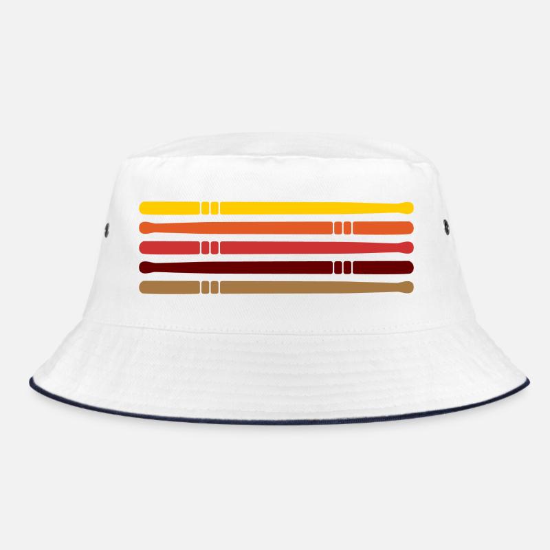 Drumsticks Drums Gift Schlagzeuger Bucket Hat