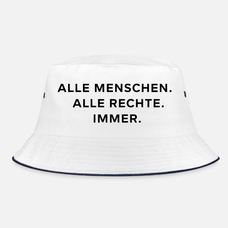 All People All Rights Always Statement Bucket Hat