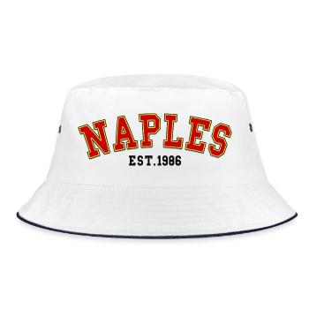 Naples Est. 1986 - Bucket Hat - white/navy - Front