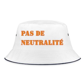 PAS DE NEUTRALITÉ - Bob - blanc/marine - Devant