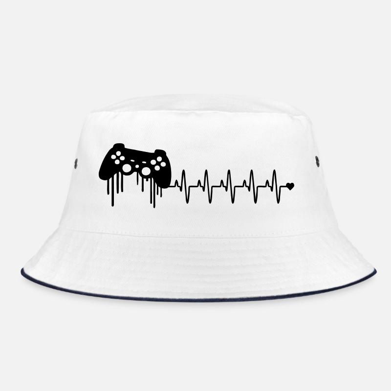 gaming kontroller herzschlag Bucket Hat