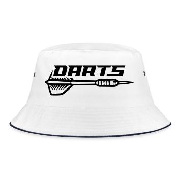 Dart Darts - Bucket Hat - white/navy - Front