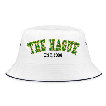 Den Haag, gegründet 1986 - Bucket Hat - Weiß/Navy - Vorne