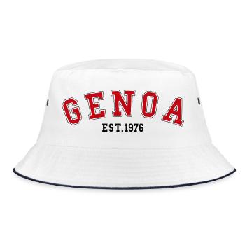 Genoa Est. 1976 - Bucket Hat - white/navy - Front