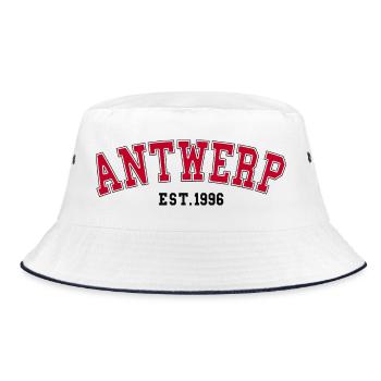 Antwerp Est. 1996 - Bucket Hat - white/navy - Front