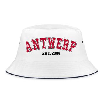 Antwerp Est. 2006 - Bucket Hat - white/navy - Front