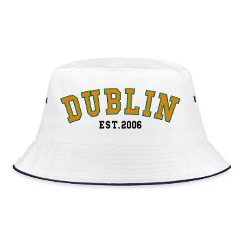 Dublin Est. 2006 - Bucket Hat - white/navy - Front