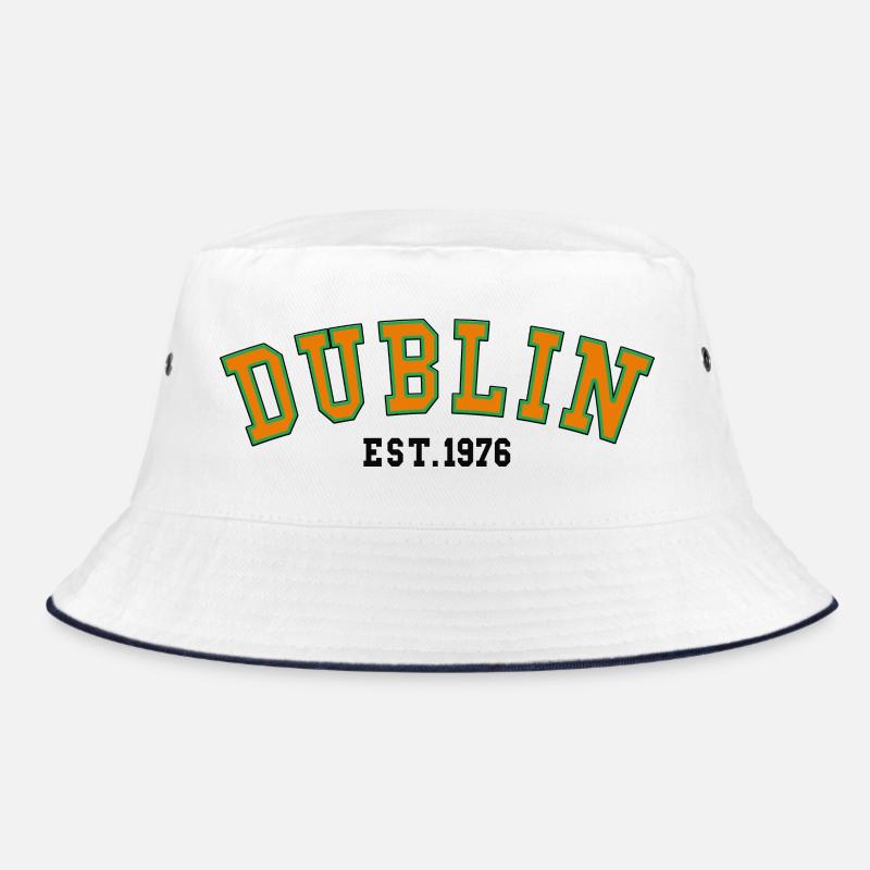 Dublin Est. 1976 - Bucket Hat - white/navy