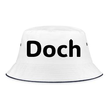 Doch – Deutscher Statement Spruch - Bob - blanc/marine - Devant