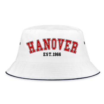 Hannover gegründet 1966 - Bucket Hat - Weiß/Navy - Vorne