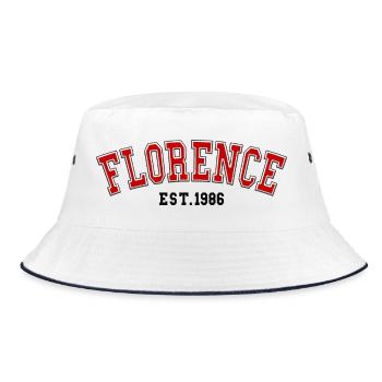 Florence fondée en 1986 - Bob - blanc/marine - Devant
