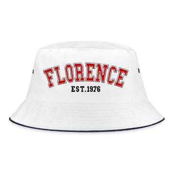 Florence fondée en 1976 - Bob - blanc/marine - Devant
