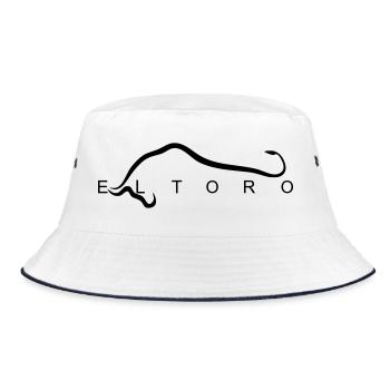 El_Toro - Bucket Hat - white/navy - Front