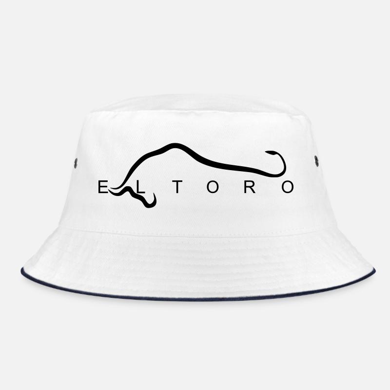 El_Toro - Bucket Hat - Weiß/Navy