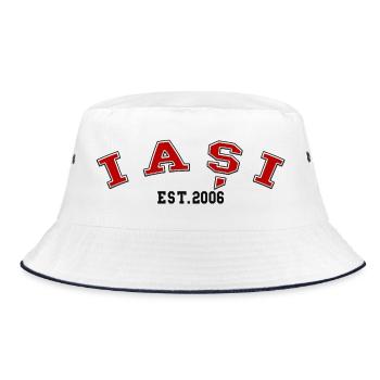 Iași Est. 2006 - Bucket Hat - white/navy - Front