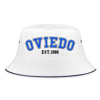 Oviedo Est. 1986 - Bucket Hat - white/navy - Front