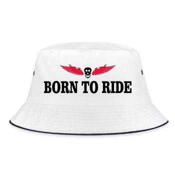 Cadeaux drôles pour les motards - Bob - blanc/marine - Devant