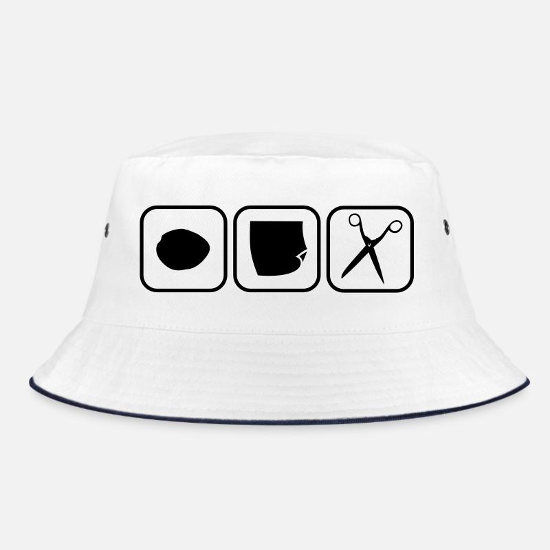schnick schnack schnuck - Rock paper scissors Bucket Hat