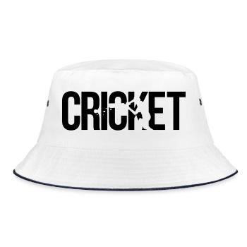 cricket - Bucket Hat - Weiß/Navy - Vorne