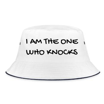 Cinema / Film / Zitat / TV-Serie - Bucket Hat - Weiß/Navy - Vorne