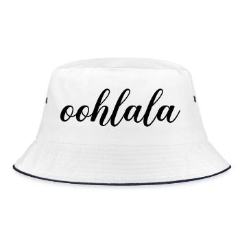 Oohlala - Bucket Hat - white/navy - Front