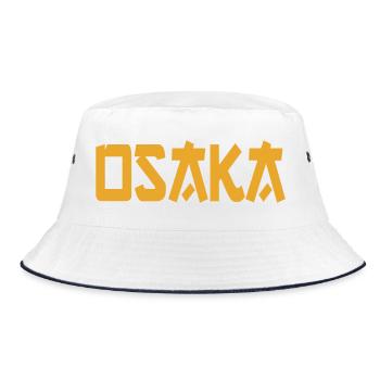 Osaka - Bucket Hat - white/navy - Front