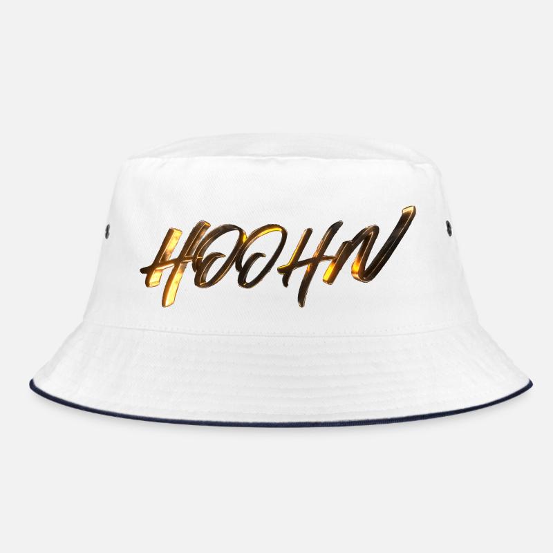 Hoohn Gold - Bucket Hat - Weiß/Navy