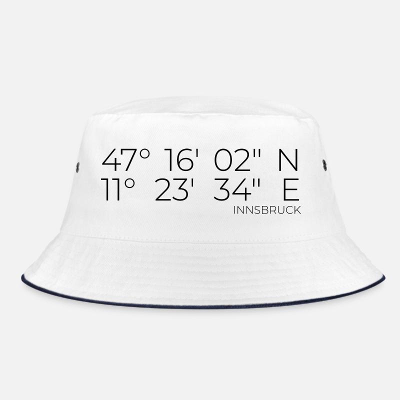 Coordinates Innsbruck, Austria Bucket Hat