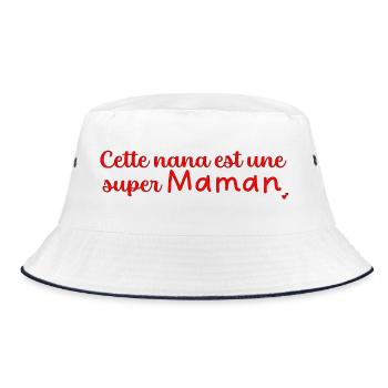 Super maman - Bob - blanc/marine - Devant